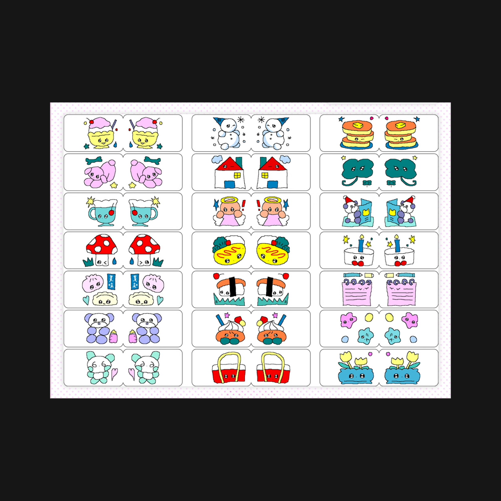 Creamhoney - Index Tabs Sticker Sheet