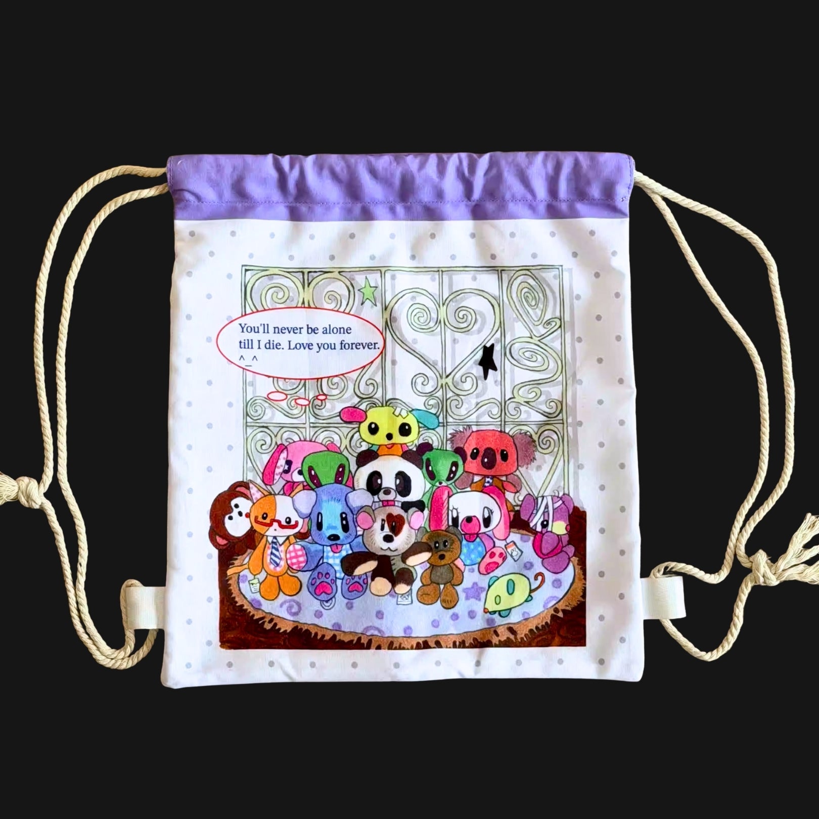 OLIWA X ONIONION - DALMATIAN & TOYS DRAWSTRING BAG