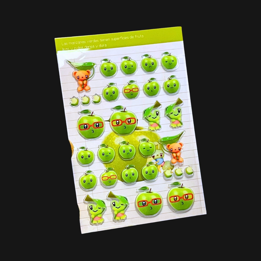 CARROT RICE - APPLE MODELING STICKER SHEET