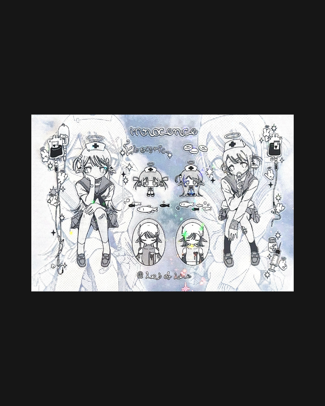 Lab of Line - Healing Angel Sticker Sheet