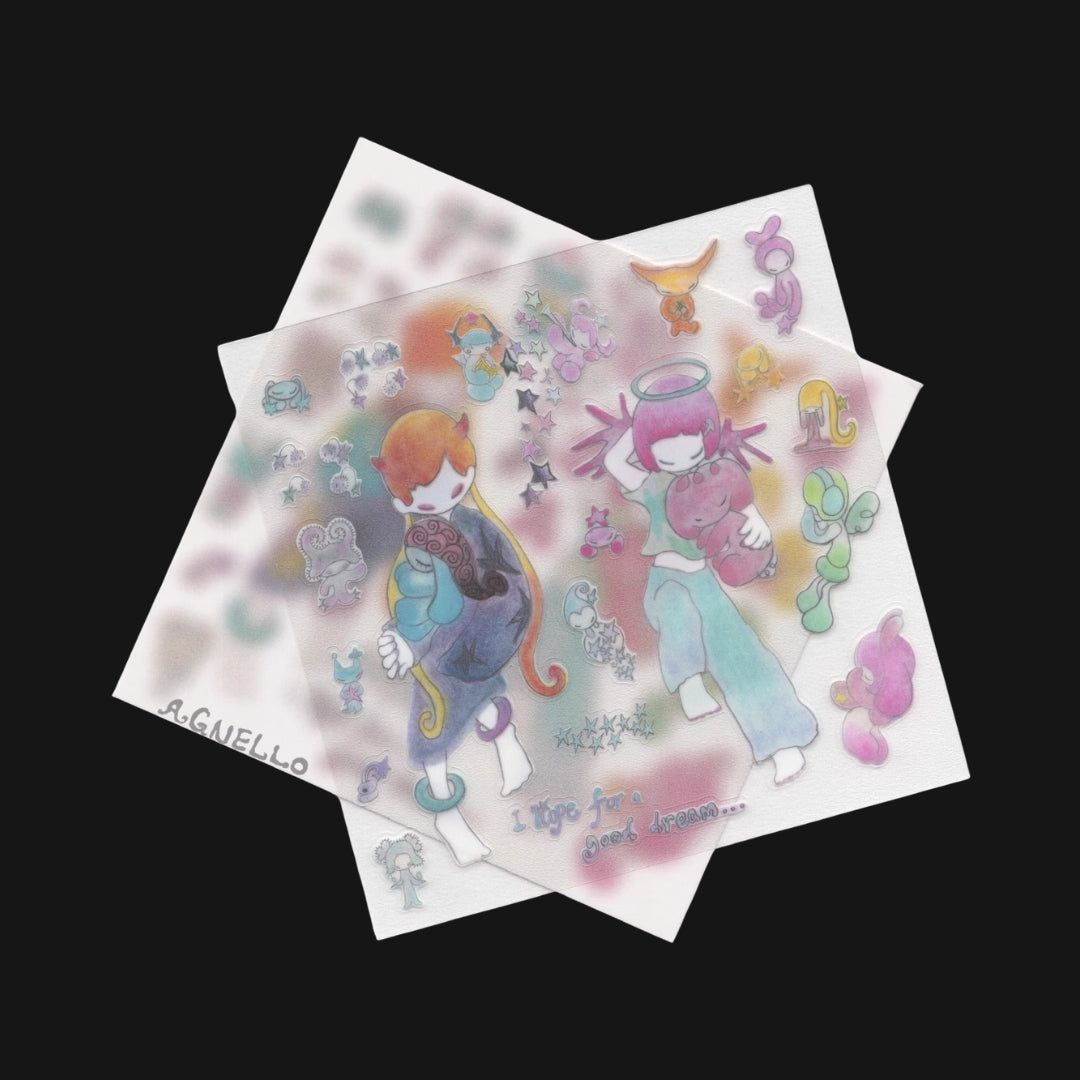 Agnello - Good Dream vs Bad Dream Sticker Sheet