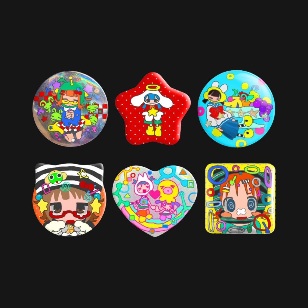 RIRICOZOO - HATTIME BADGE SET