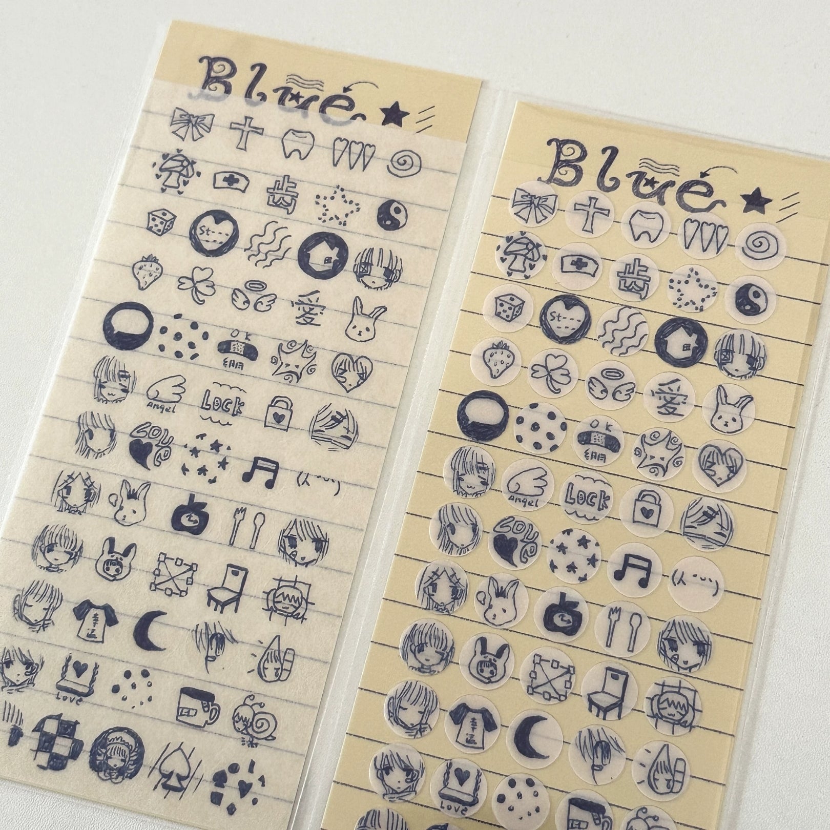 NEMONY - BLUE STICKER SHEET