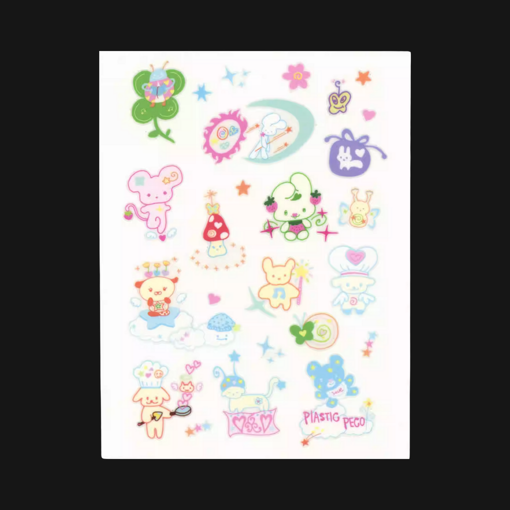 PLASTIC PECO - POCKET FRIENDS STICKER ROLL