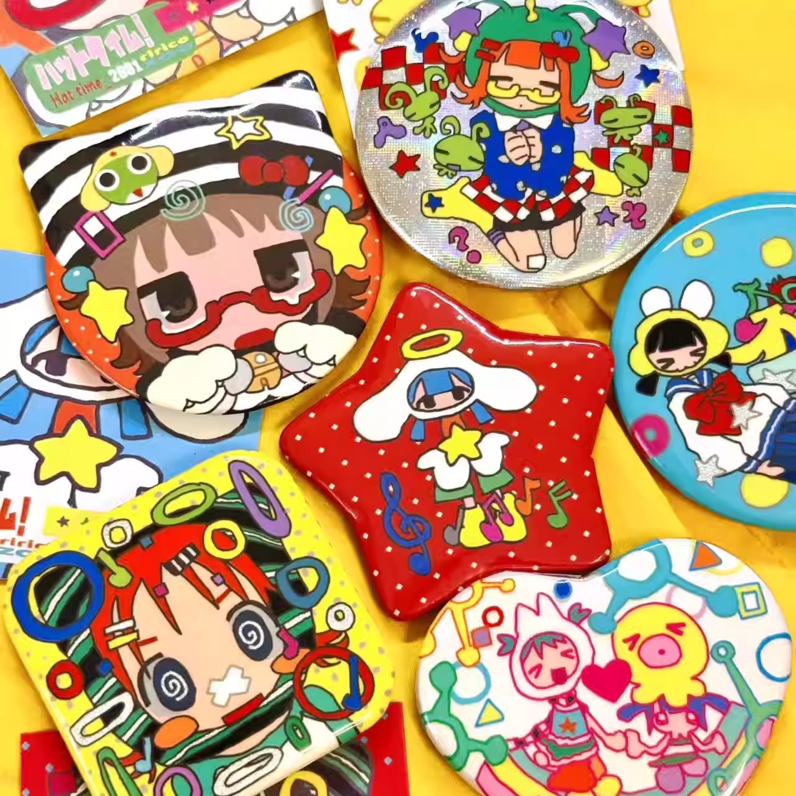 RIRICOZOO - HATTIME BADGE SET