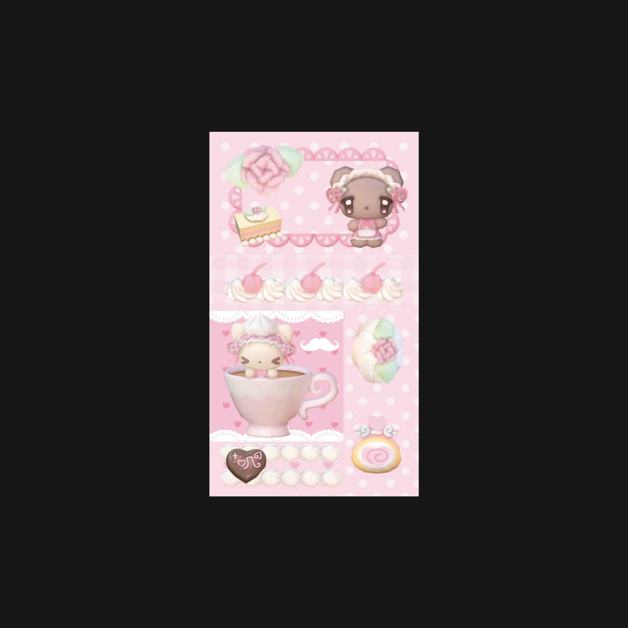 CARAMEL RAIN - SWEET SHOP MEMO SHEET