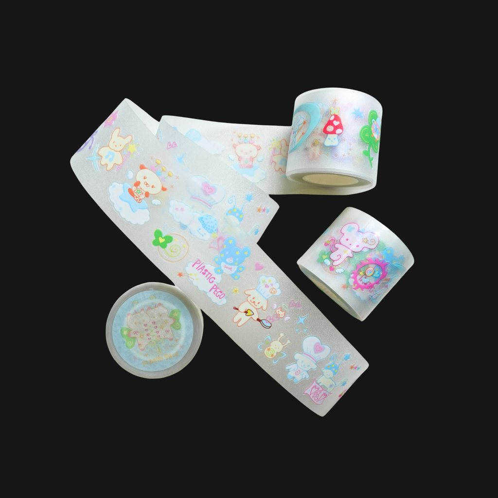 PLASTIC PECO - POCKET FRIENDS STICKER ROLL