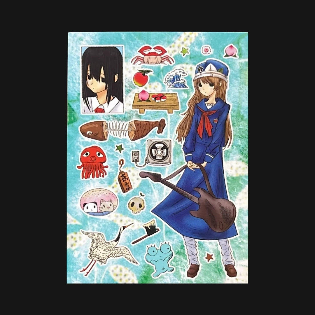 LU SENMIAO - FISH BONE GIRL STICKER SHEET