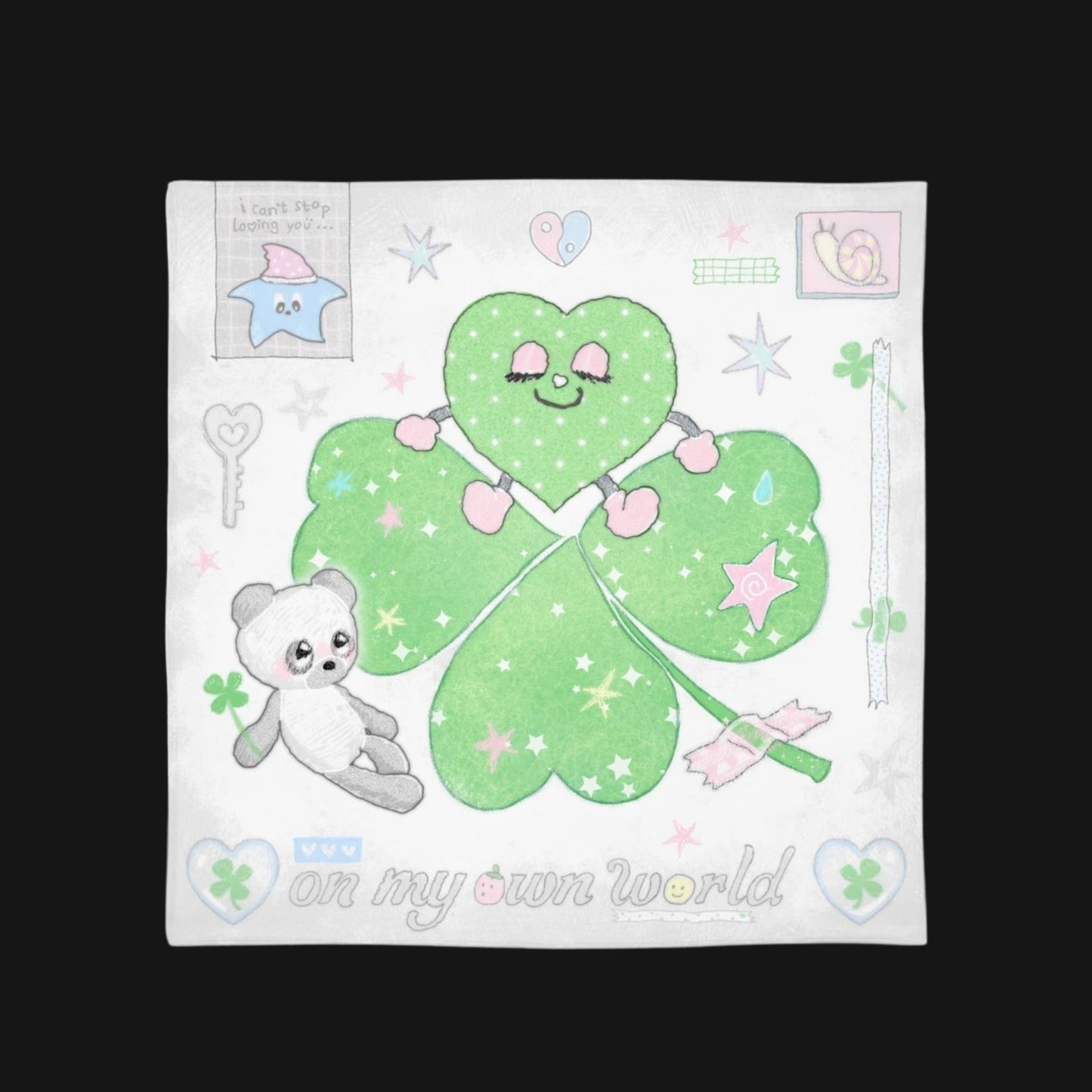 NIO BIUM - CLOVER'S HOME TAPESTRY