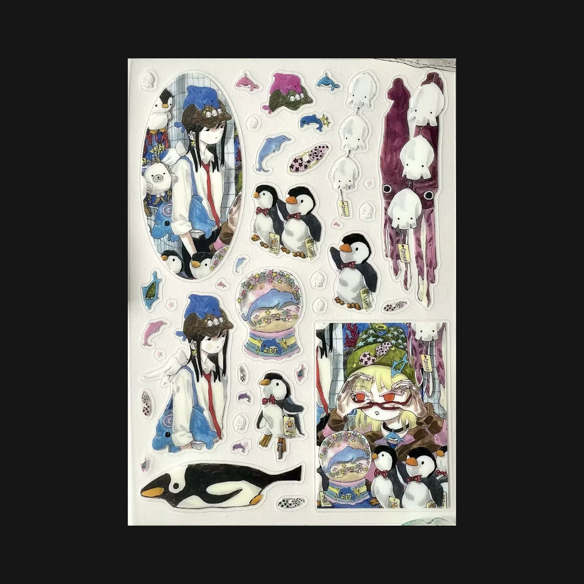 RUILIN ZHAO - ANGEL AQUARIUM STICKER SHEET