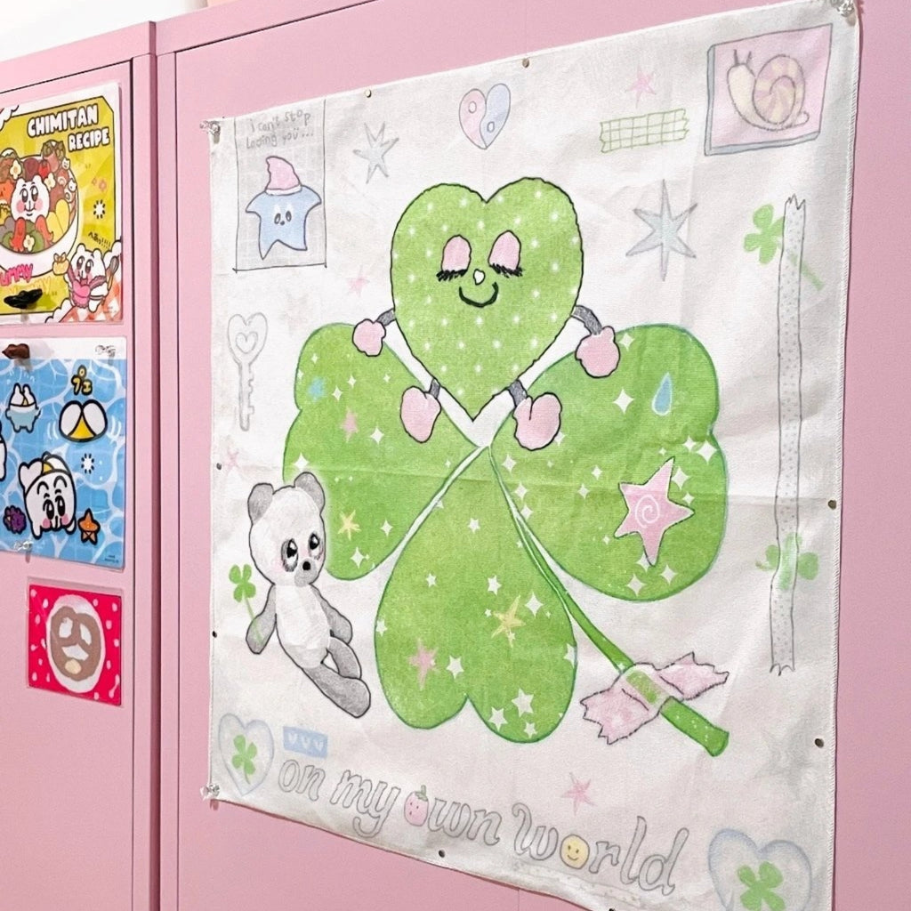 NIO BIUM - CLOVER'S HOME TAPESTRY