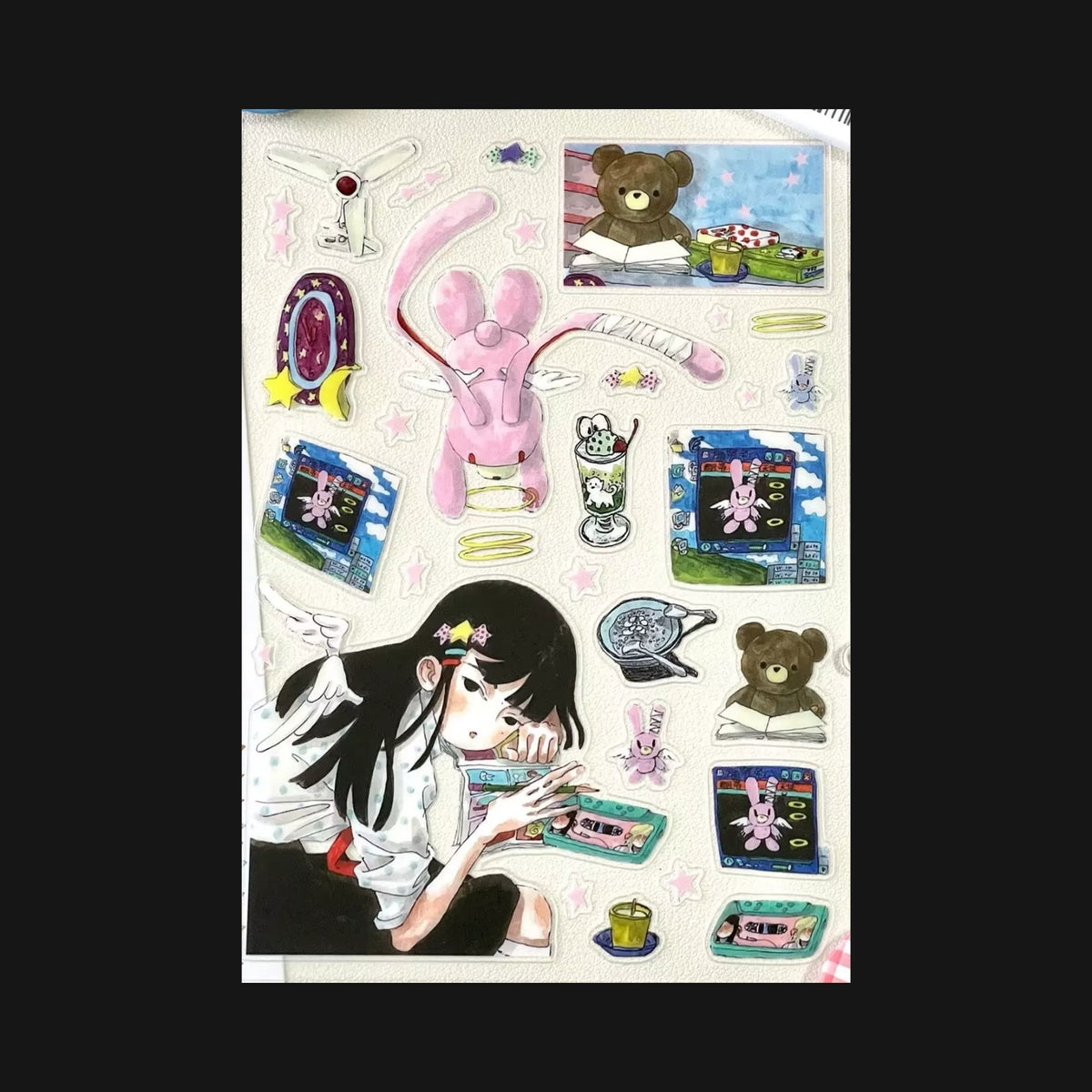 RUILIN ZHAO - HAPPINESS IS A HALO STICKER SHEET