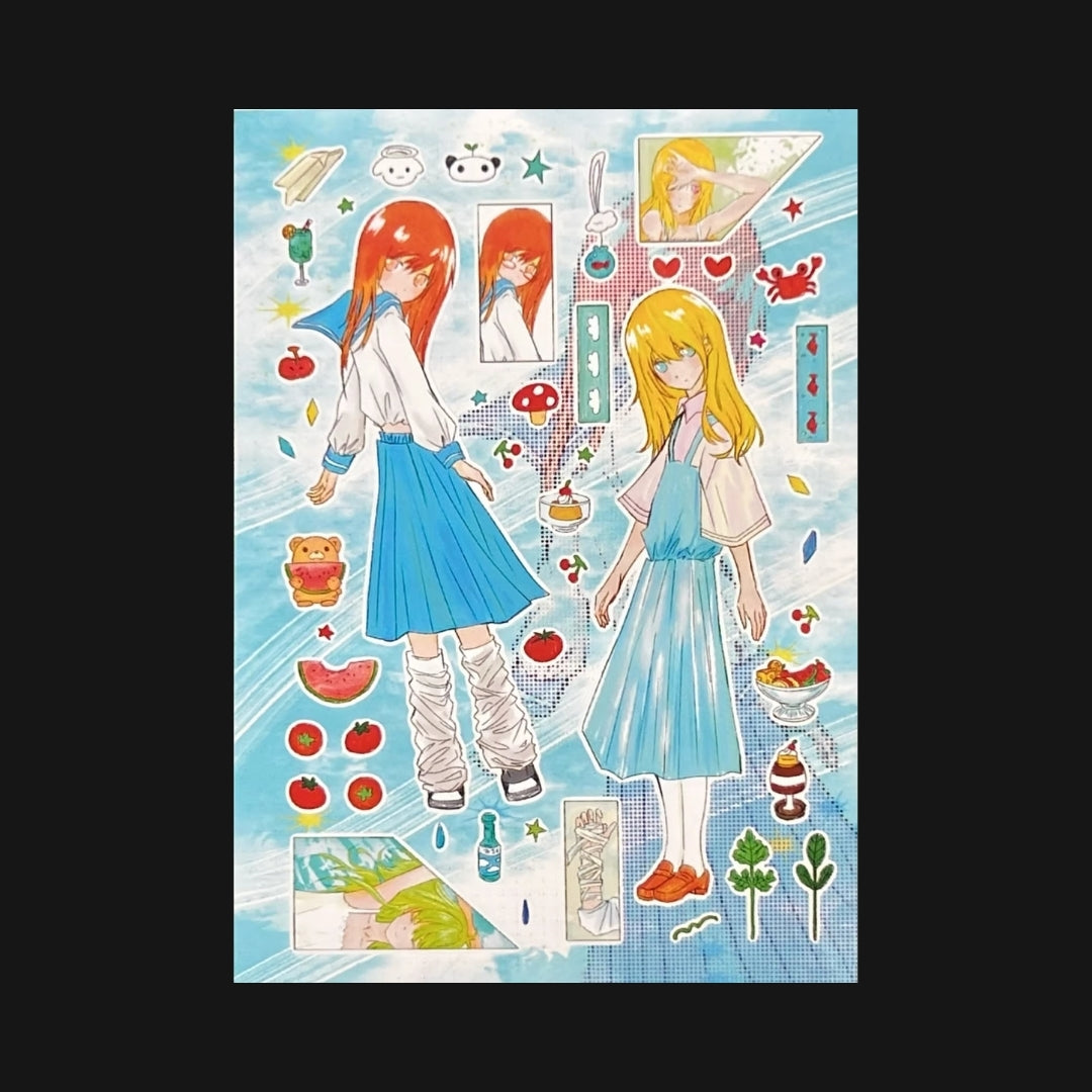 LU SENMIAO - SOFT LITTLE GIRL STICKER SHEET