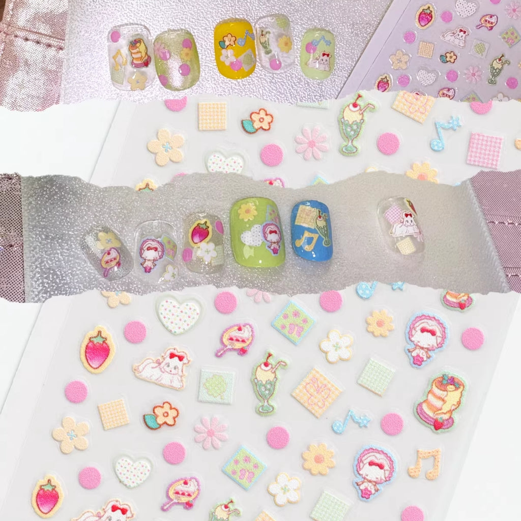 SUNONEBIRD X SHISHIHSHOP - STAR NOTES NAIL STICKER