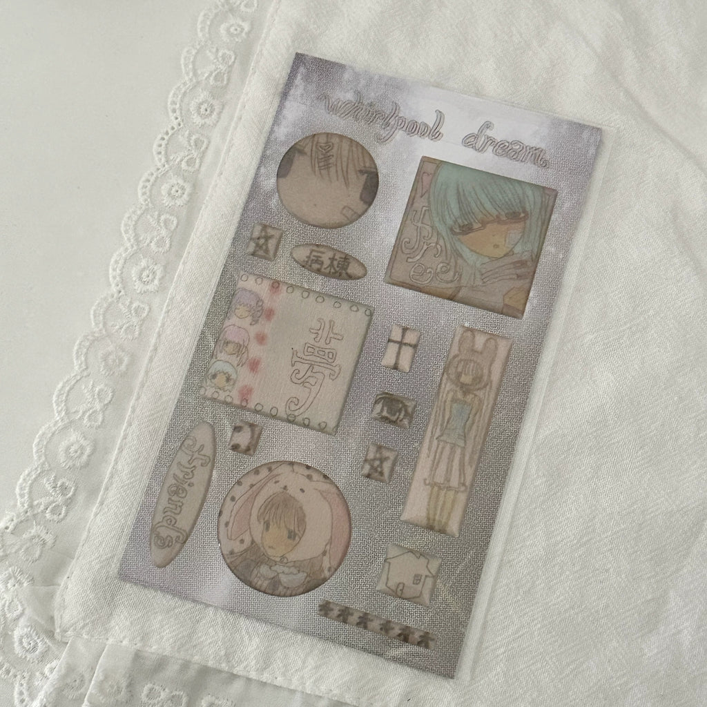 NEMONY - WHIRLPOOL DREAM STICKER SHEET