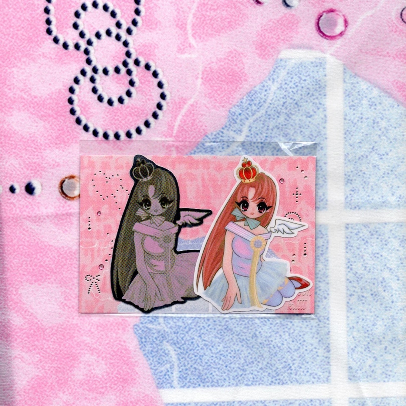 VELVET WRAPS ME IN ARMS - MOONKILLLL VOL3 SILVER STICKER SHEET