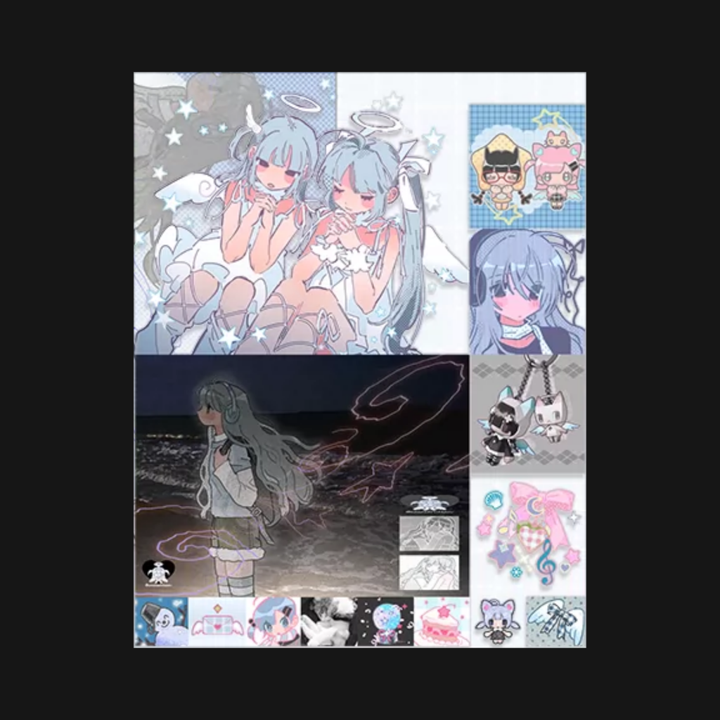 CACA CERULEAN - WINTER SEASONWIND STICKER SHEETS