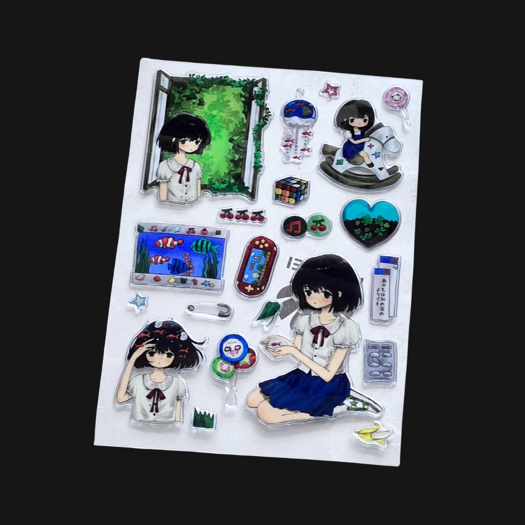 LU SENMIAO - DREAM CORE GIRL STICKER SHEET