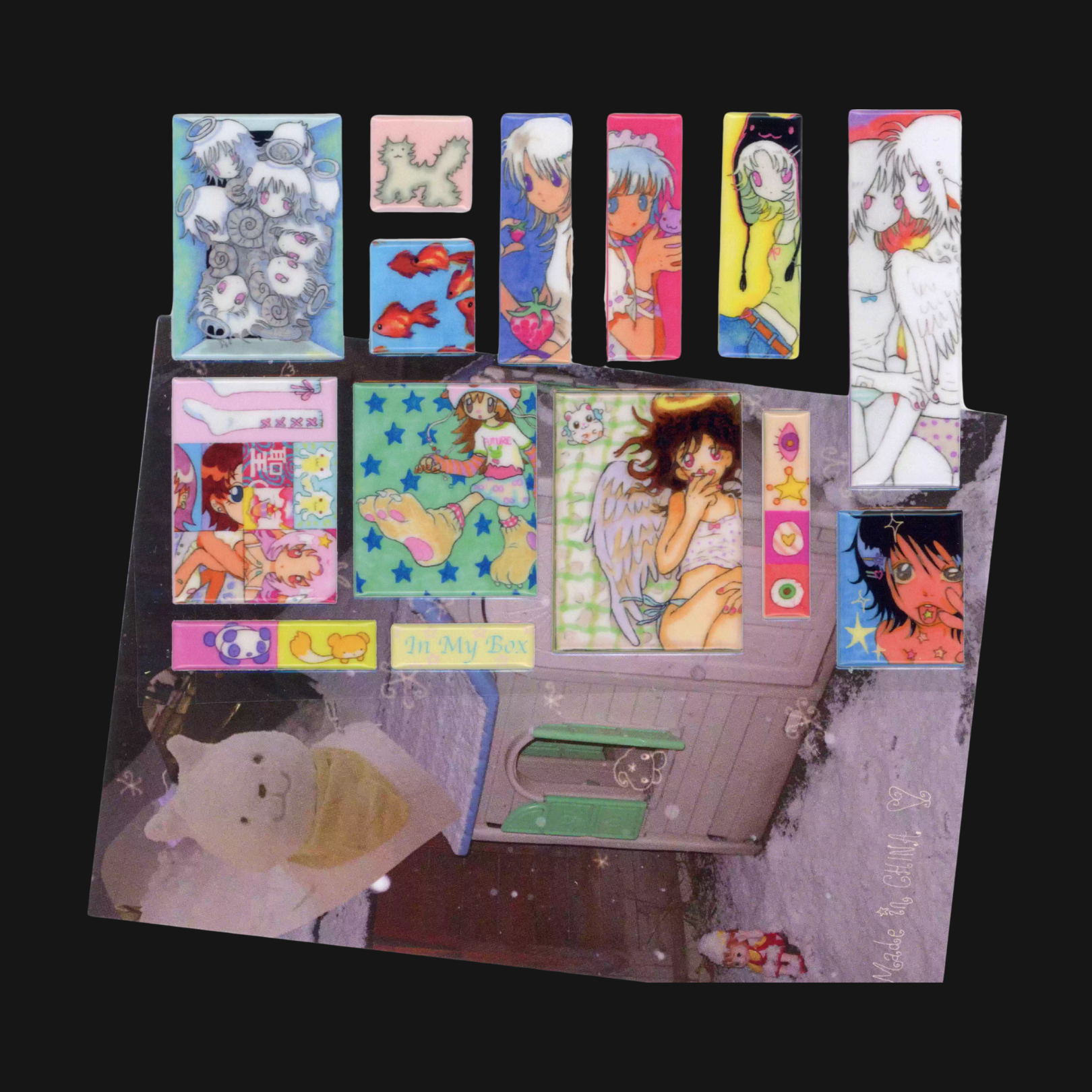 Oliwa - In My Box Puffy Sticker Sheet