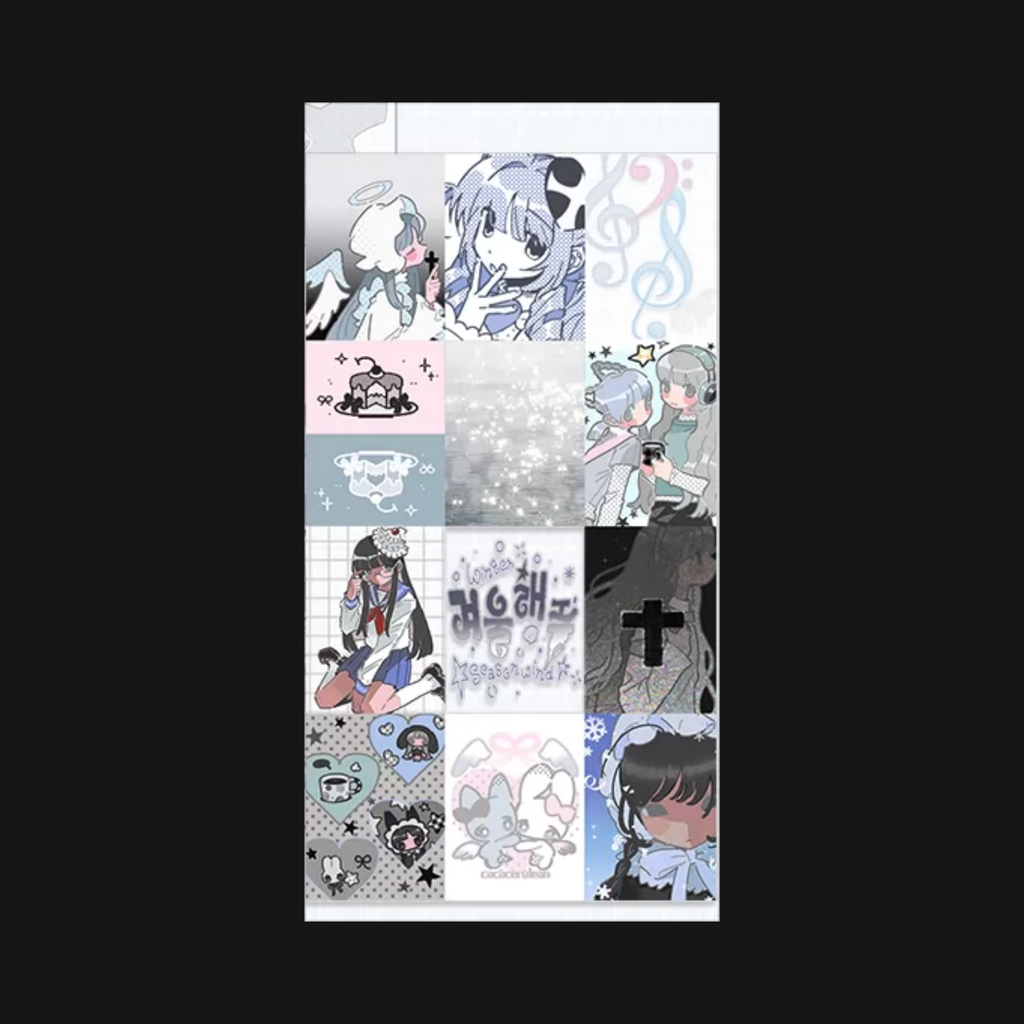 CACA CERULEAN - WINTER SEASONWIND STICKER SHEETS