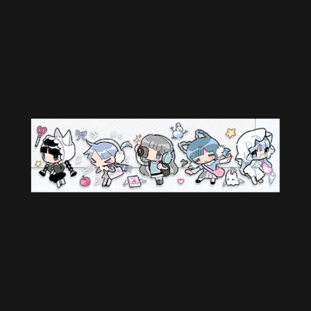 CACA CERULEAN - WINTER SEASONWIND STICKER SHEETS