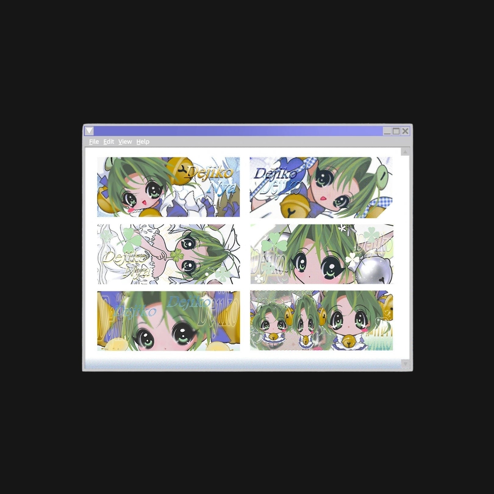 VELVET WRAPS ME IN ARMS - BELL PENDANT STICKER SHEET
