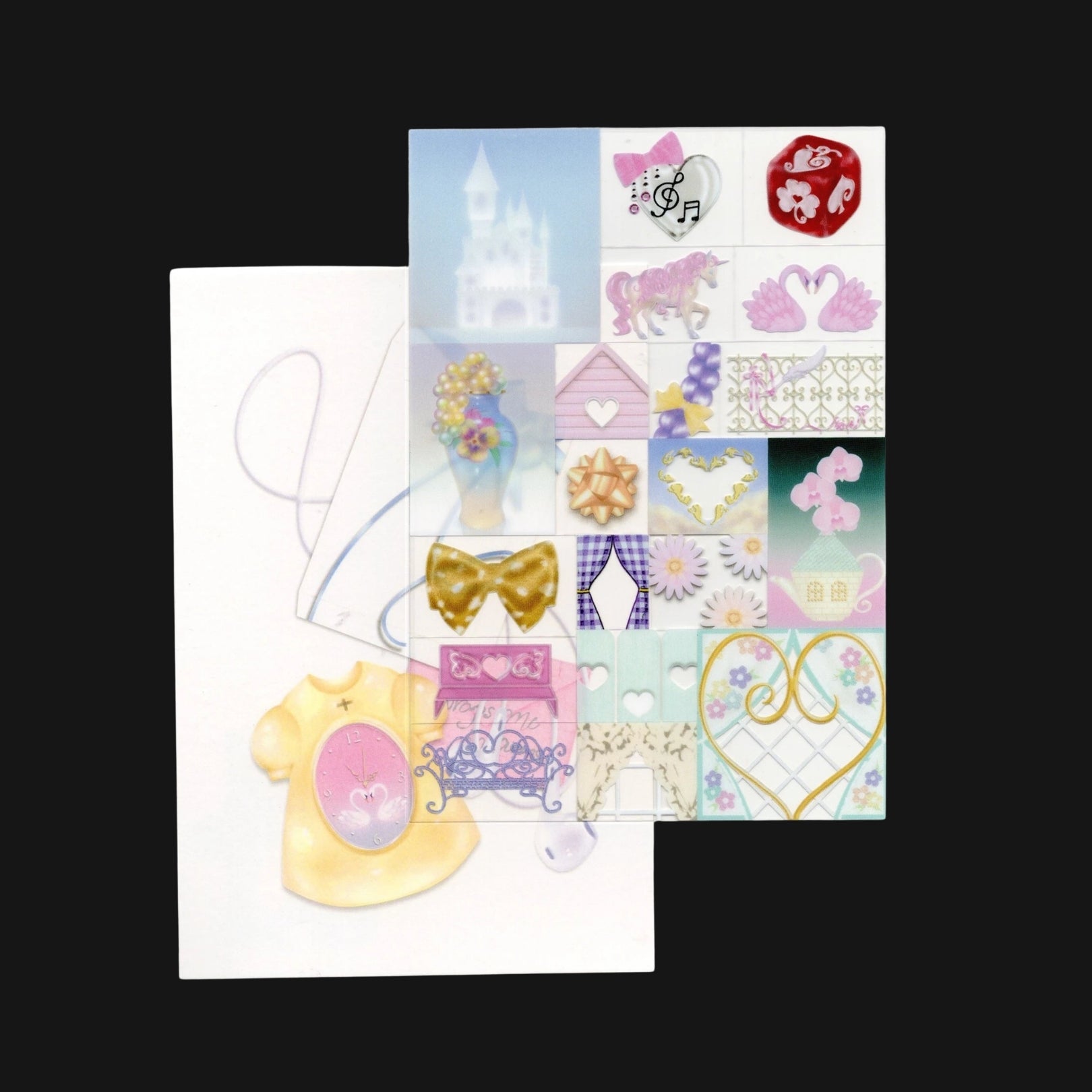 VELVET WRAPS ME IN ARMS - FAIRYCORE STICKER SHEET