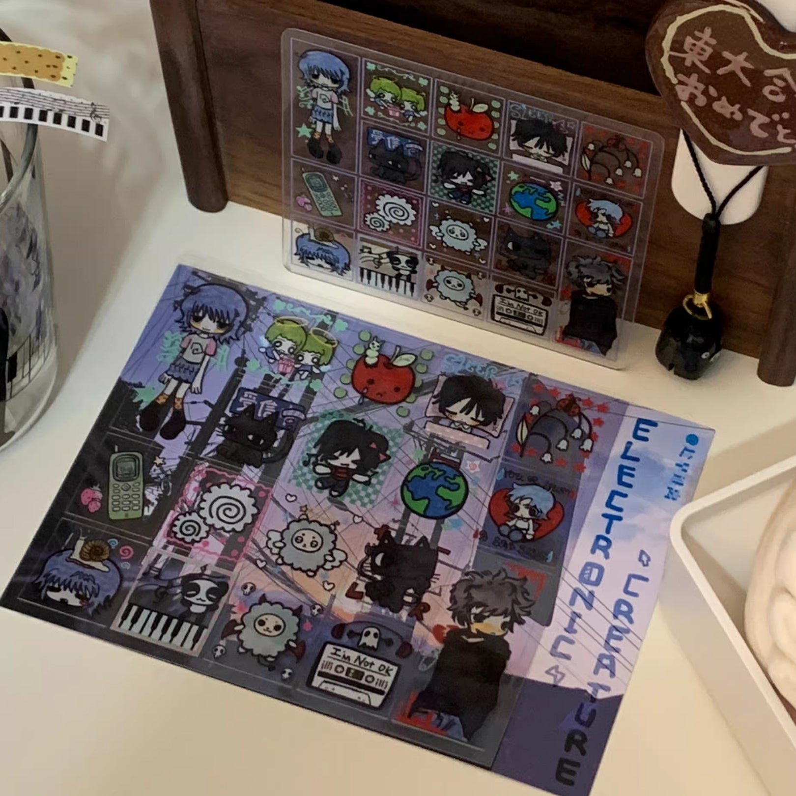 ESCAPE EARLY - DIGITAL CREATURES STICKER SHEET