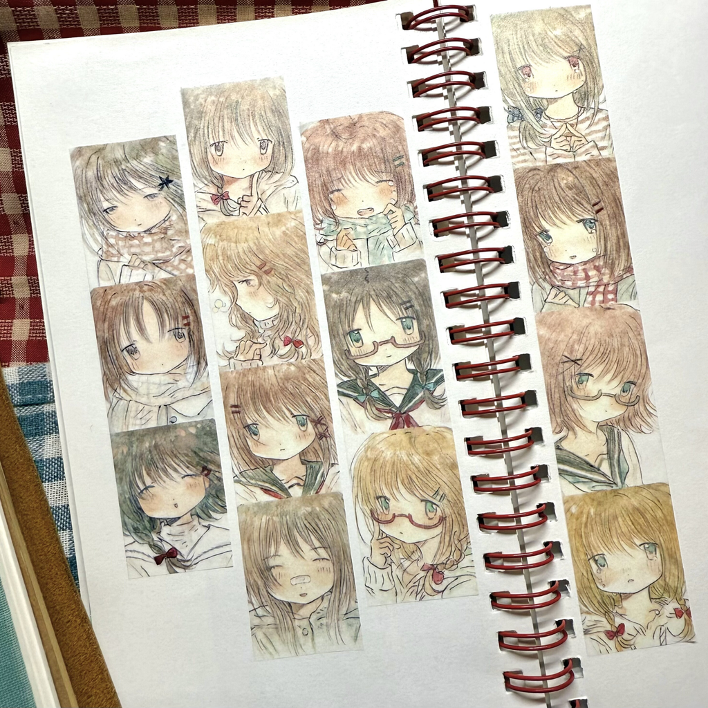 LIGHTED SNOW - GIRL AVATAR STICKER ROLL