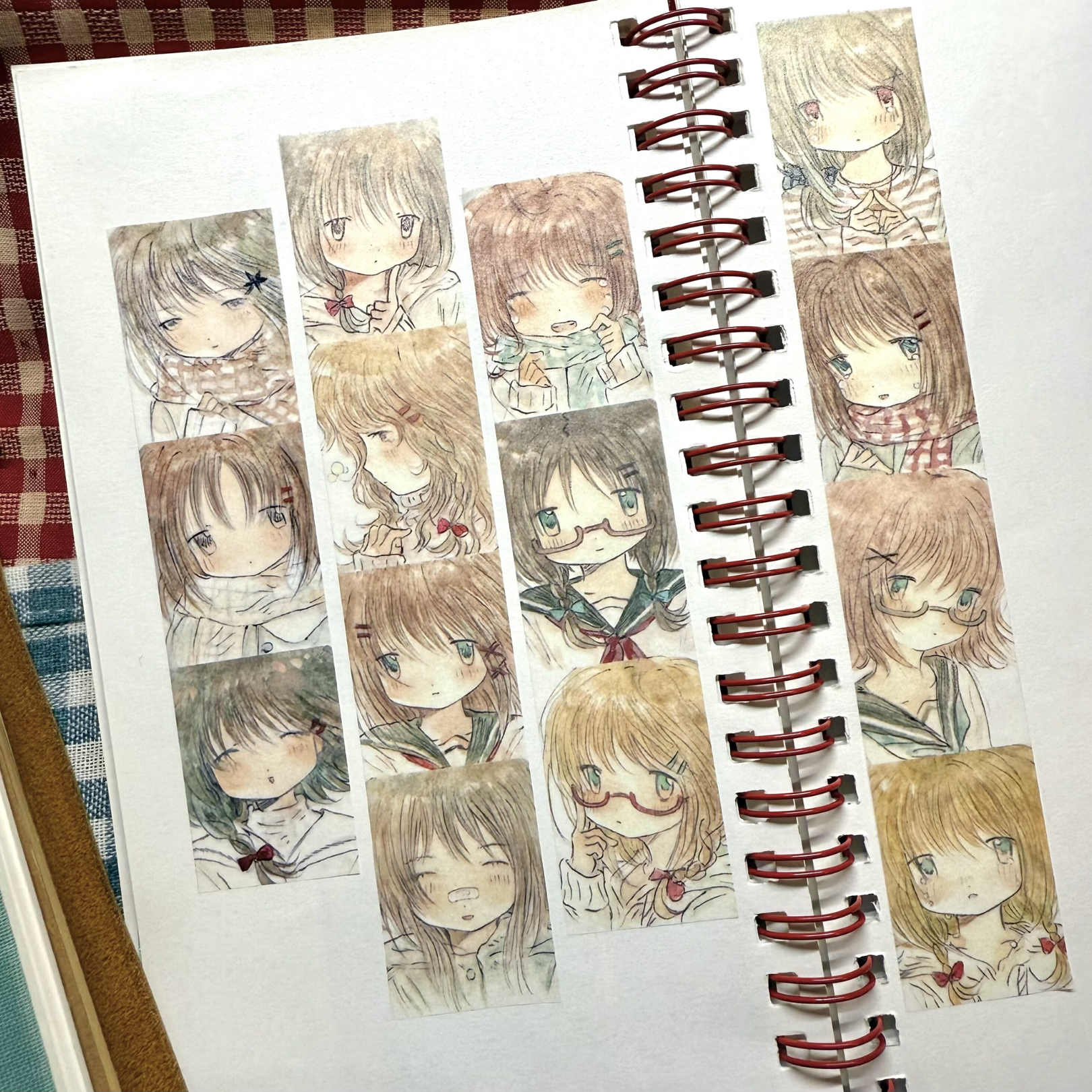 LIGHTED SNOW - GIRL AVATAR STICKER ROLL