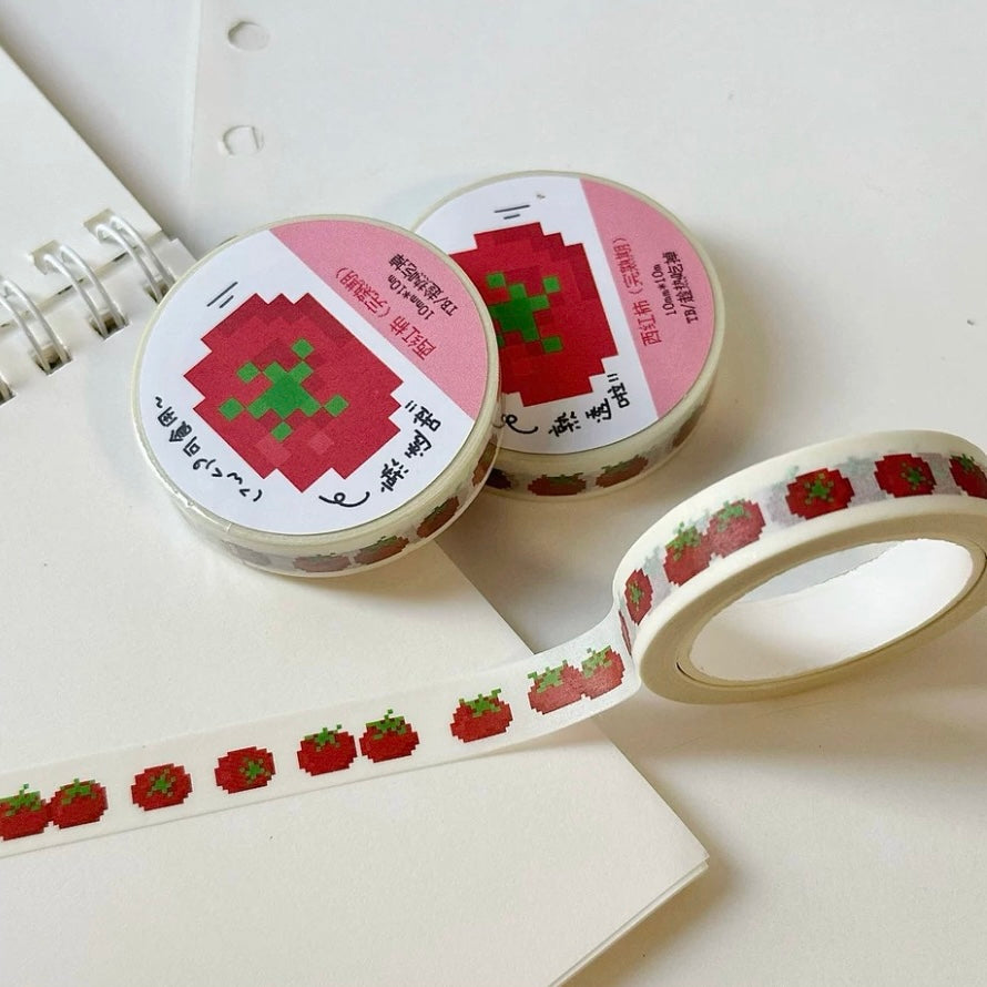 EAT HOT - CUTE PIXEL SERIES STICKER ROLL