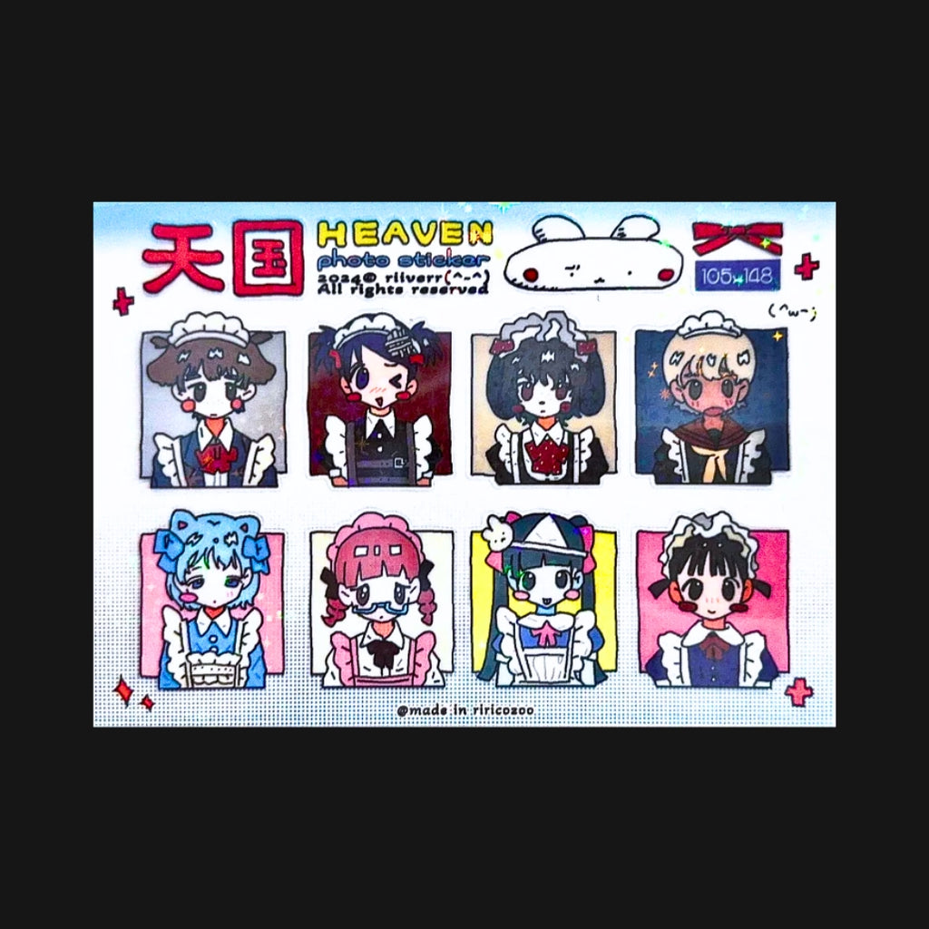 Riricozoo - Heaven Series Sticker Sheet