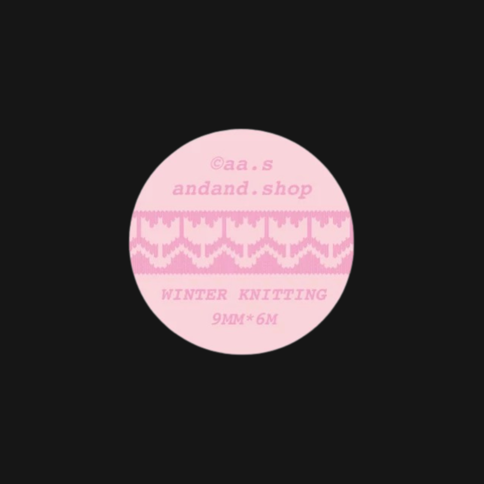 AndAnd. - Winter Sweater Sticker Roll