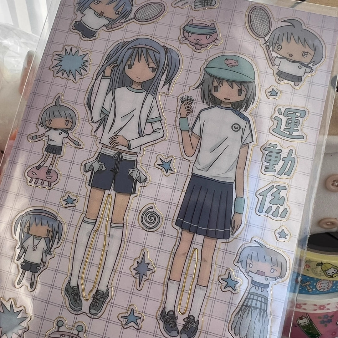 KAOLATREE - TENNIS GIRL STICKER SHEET