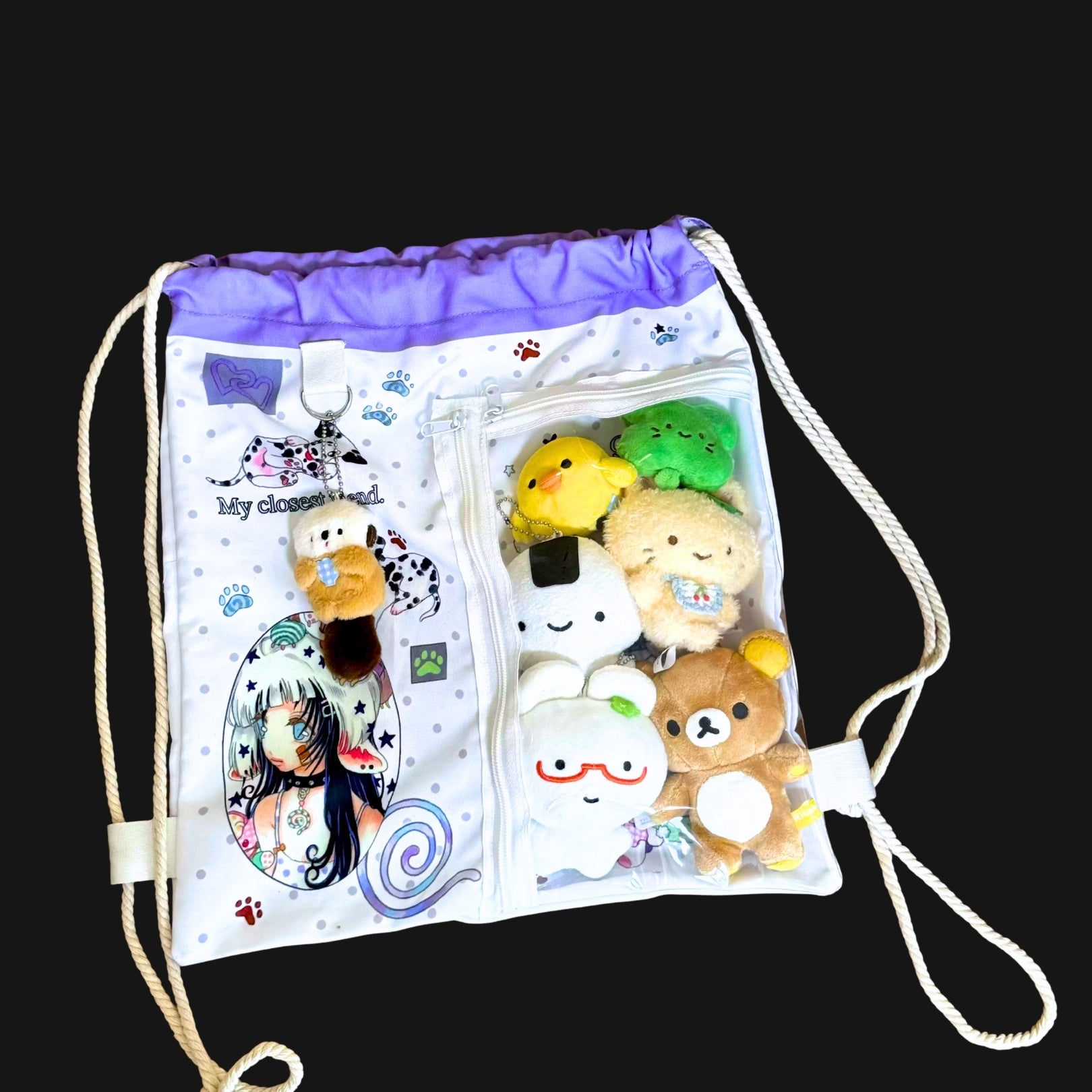 OLIWA X ONIONION - DALMATIAN & TOYS DRAWSTRING BAG