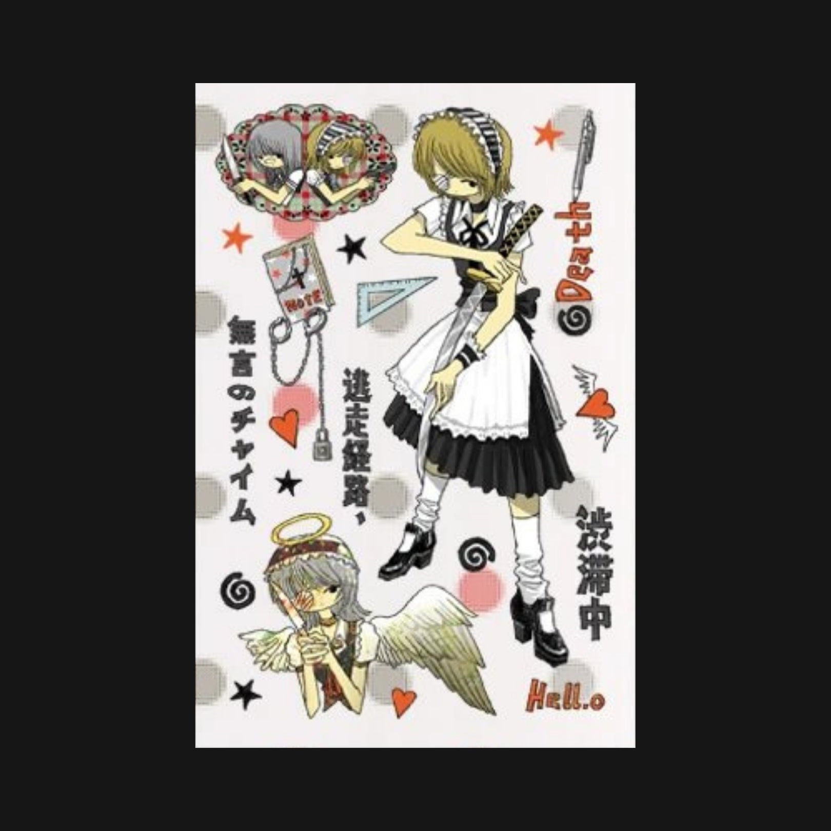 OOOCTOPUS - GIRL KILLER STICKER SHEET B