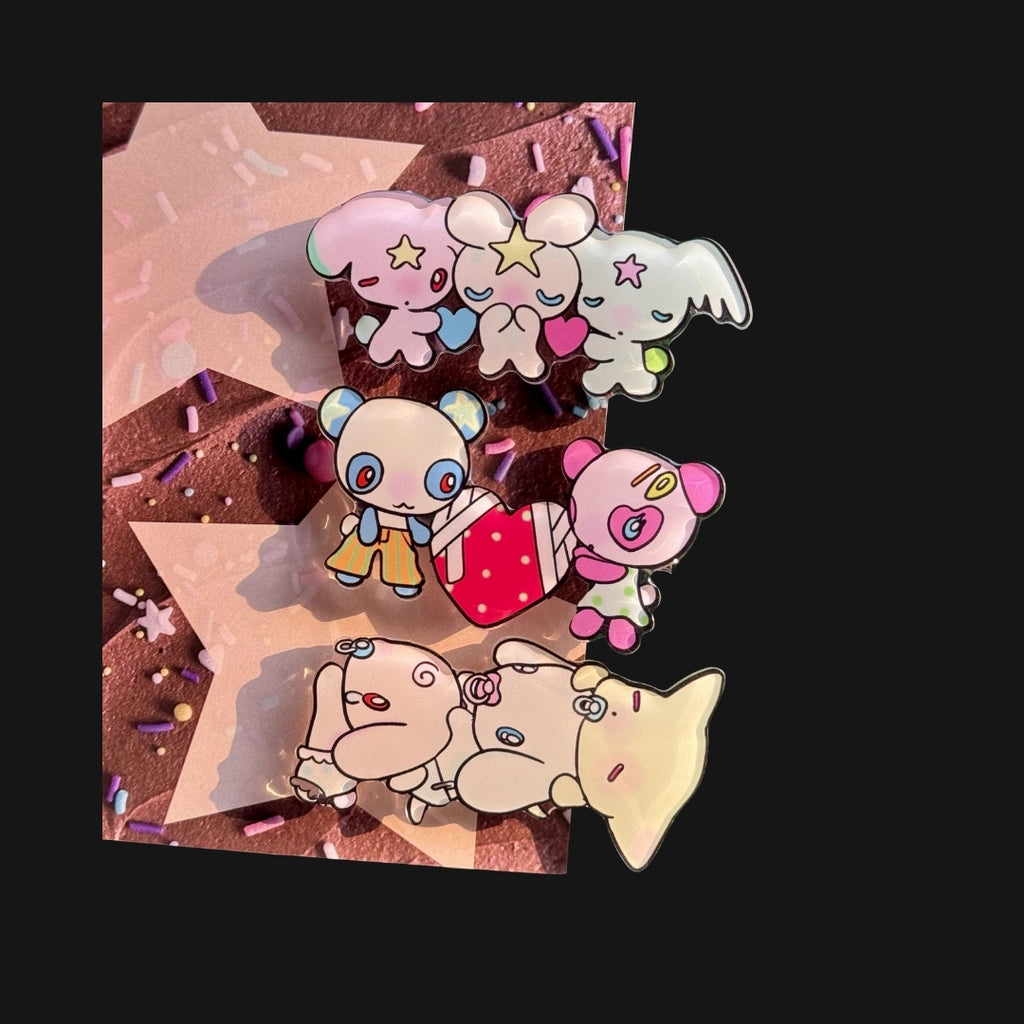 Sunonebird x Onionion - Animal Stacking Hair Clips