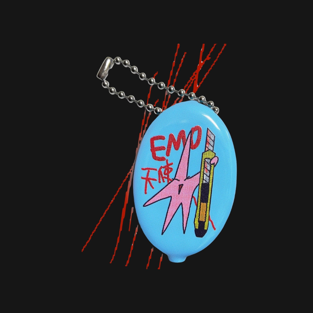 Mewgodow - Emo Angel Keychain