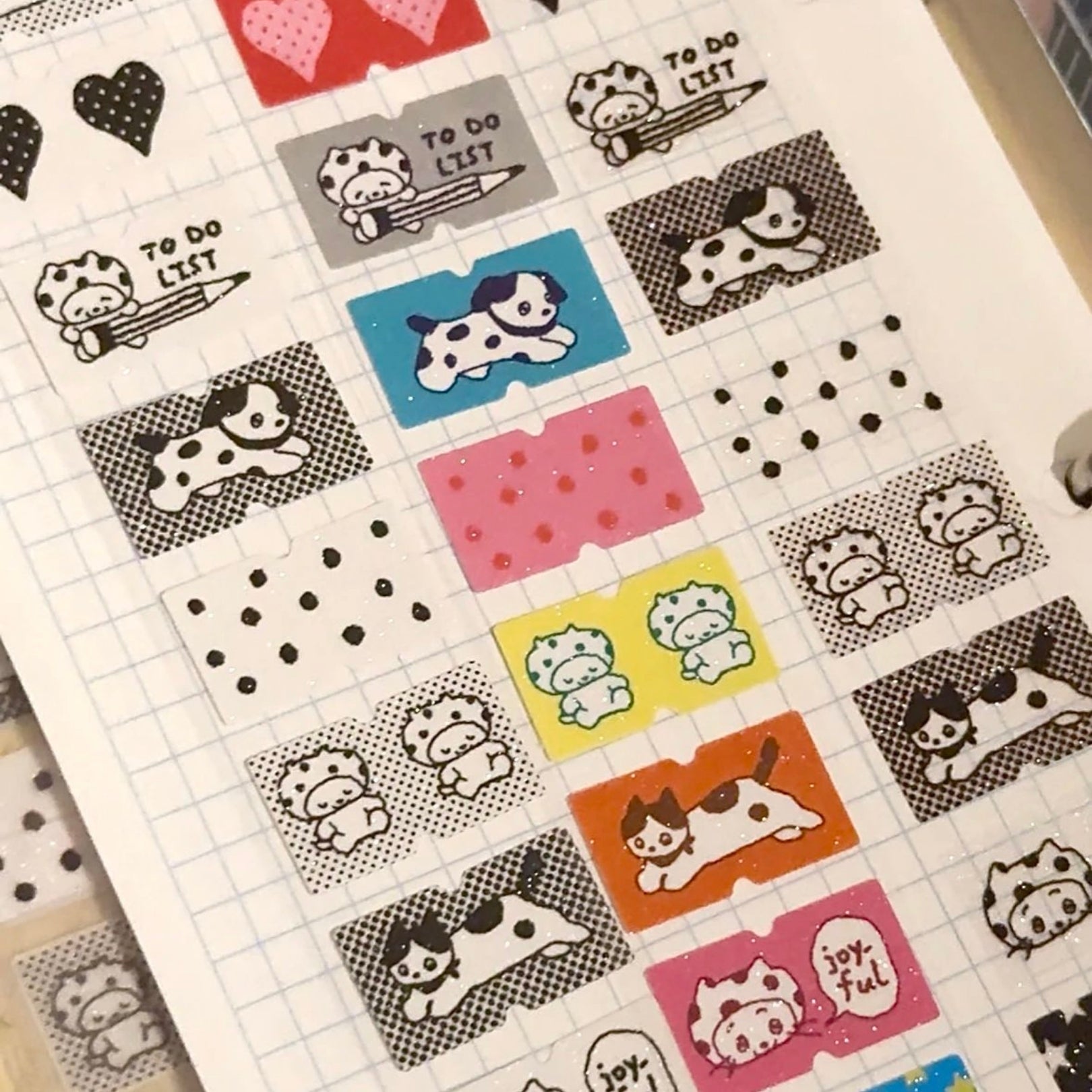 NIO BIUM - DOTS TAG STICKER SHEET