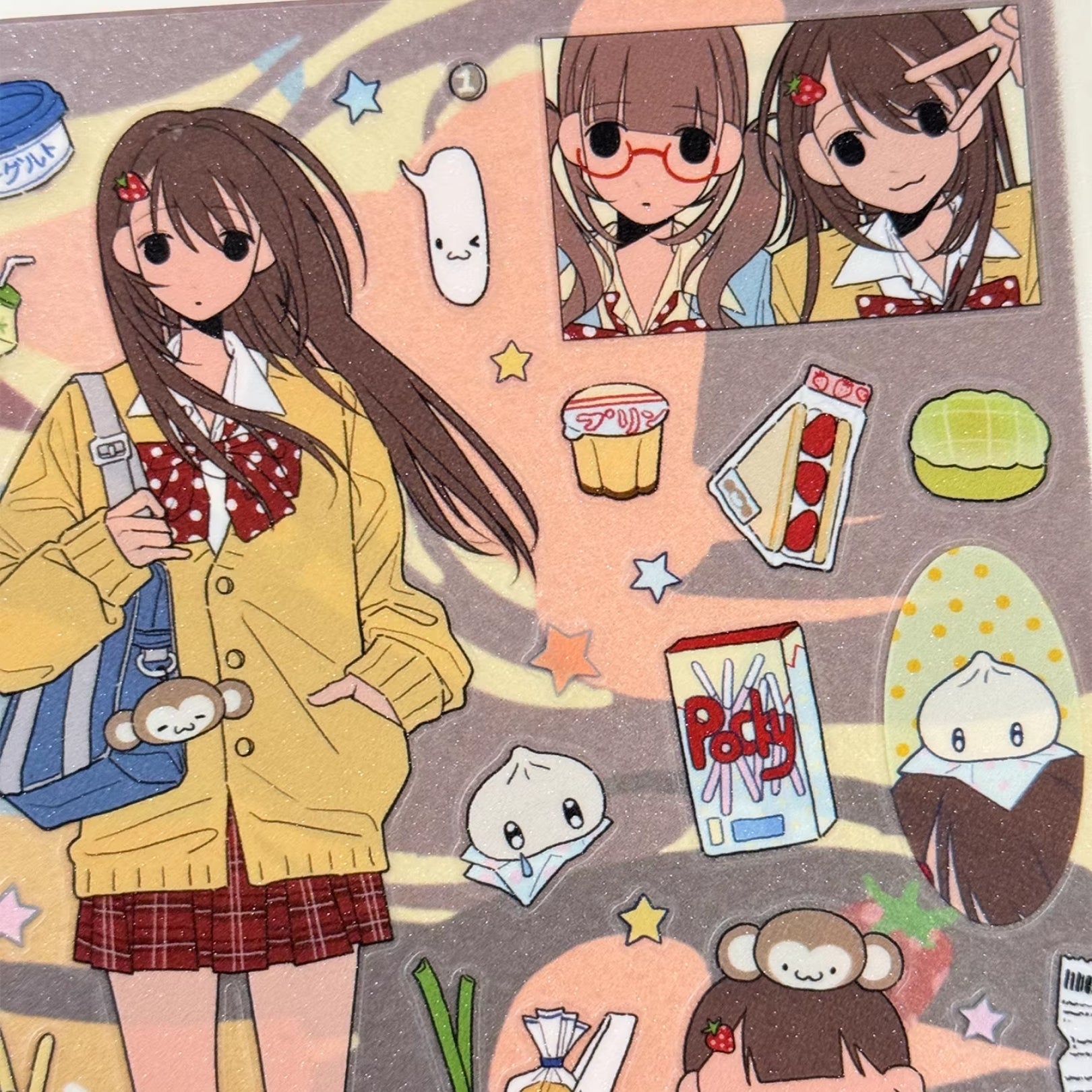 UNDER THE WATER - ANIME FIGURES STICKER SHEET