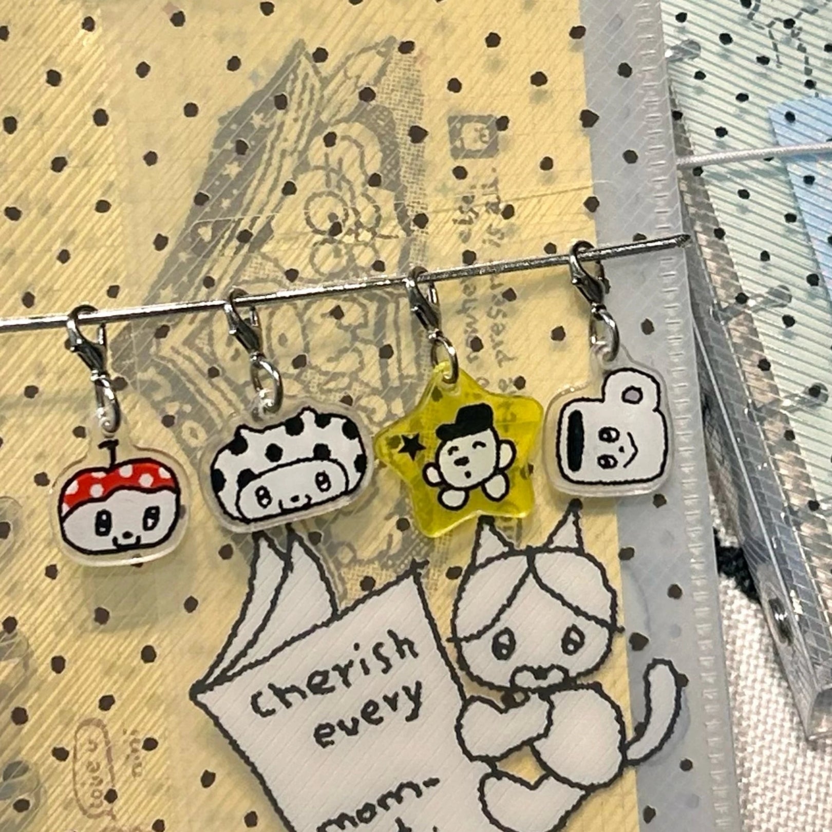 NIO BIUM - MINI STRAP & CHARM SET