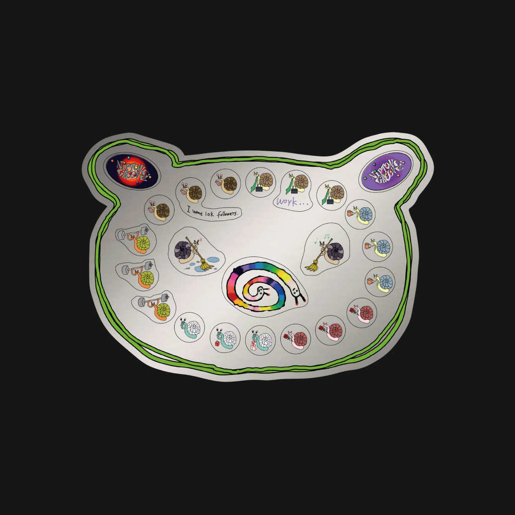 Niptong - Snail Bear Sticker Sheet