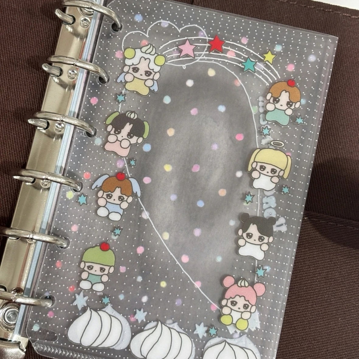 BIRDS & LIGHT - CREAM ANGEL M5 PAGE DIVIDER