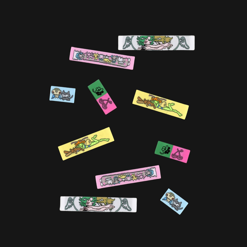 SUNONEBIRD - MINI TAG FABRIC STICKER PACK