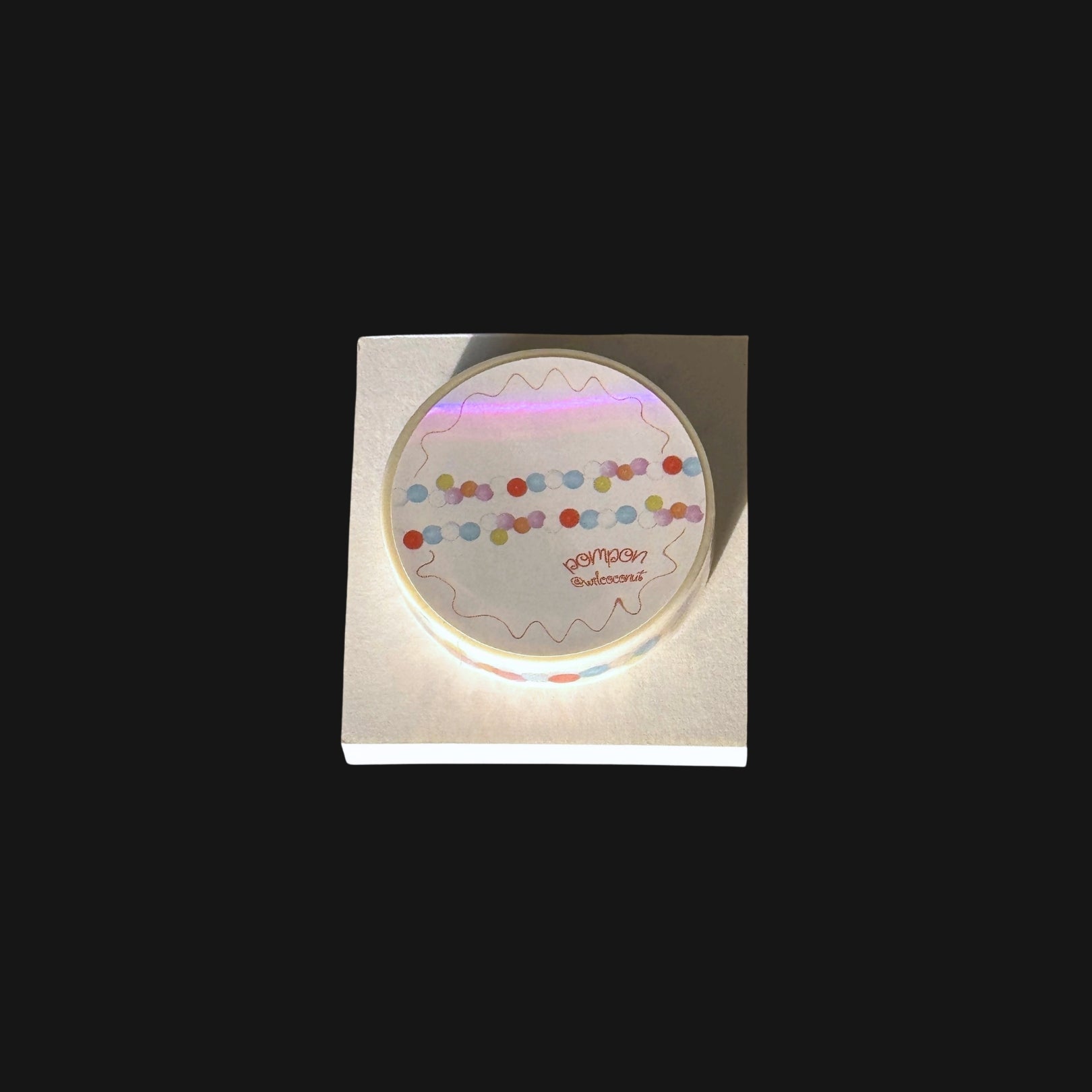 WILCOCONUT - COLORED BALL STICKER TAPE