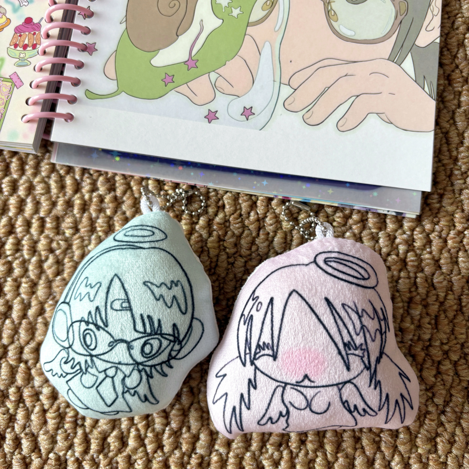 SUNONEBIRD X ACCIO - ANGEL PLUSHY KEYCHAIN