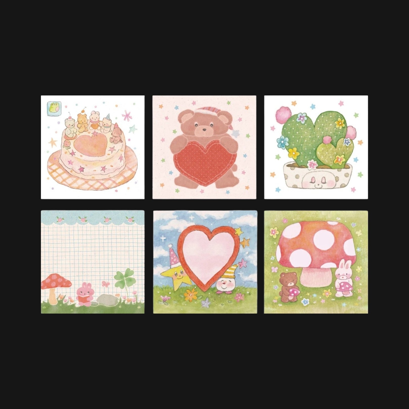 NIO BIUM - COLORFUL WORLD MEMO SHEET SET