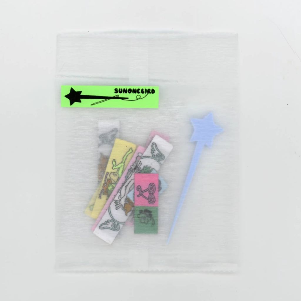 SUNONEBIRD - MINI TAG FABRIC STICKER PACK
