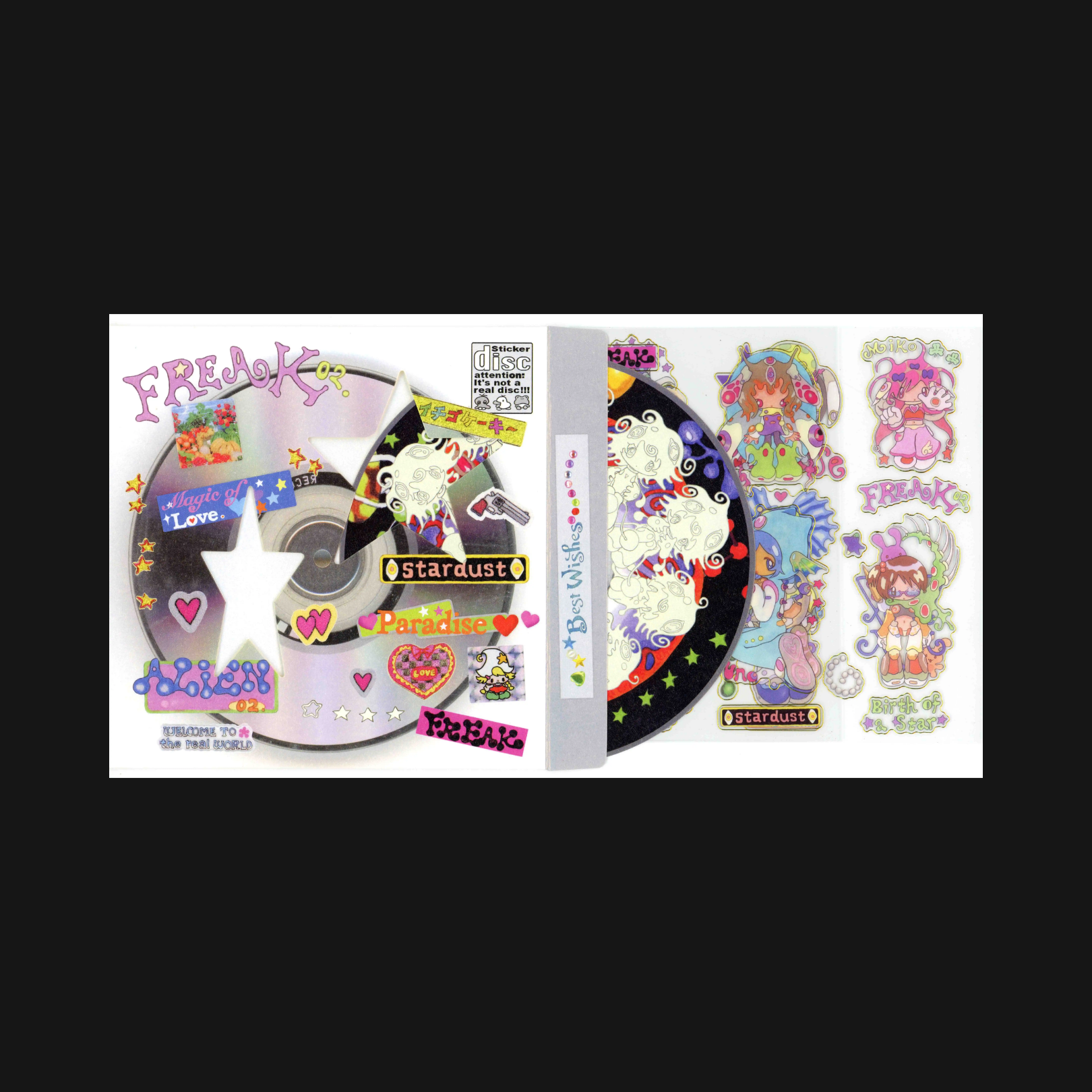 Oliwa - FREAK 02. CD Sticker Sheet