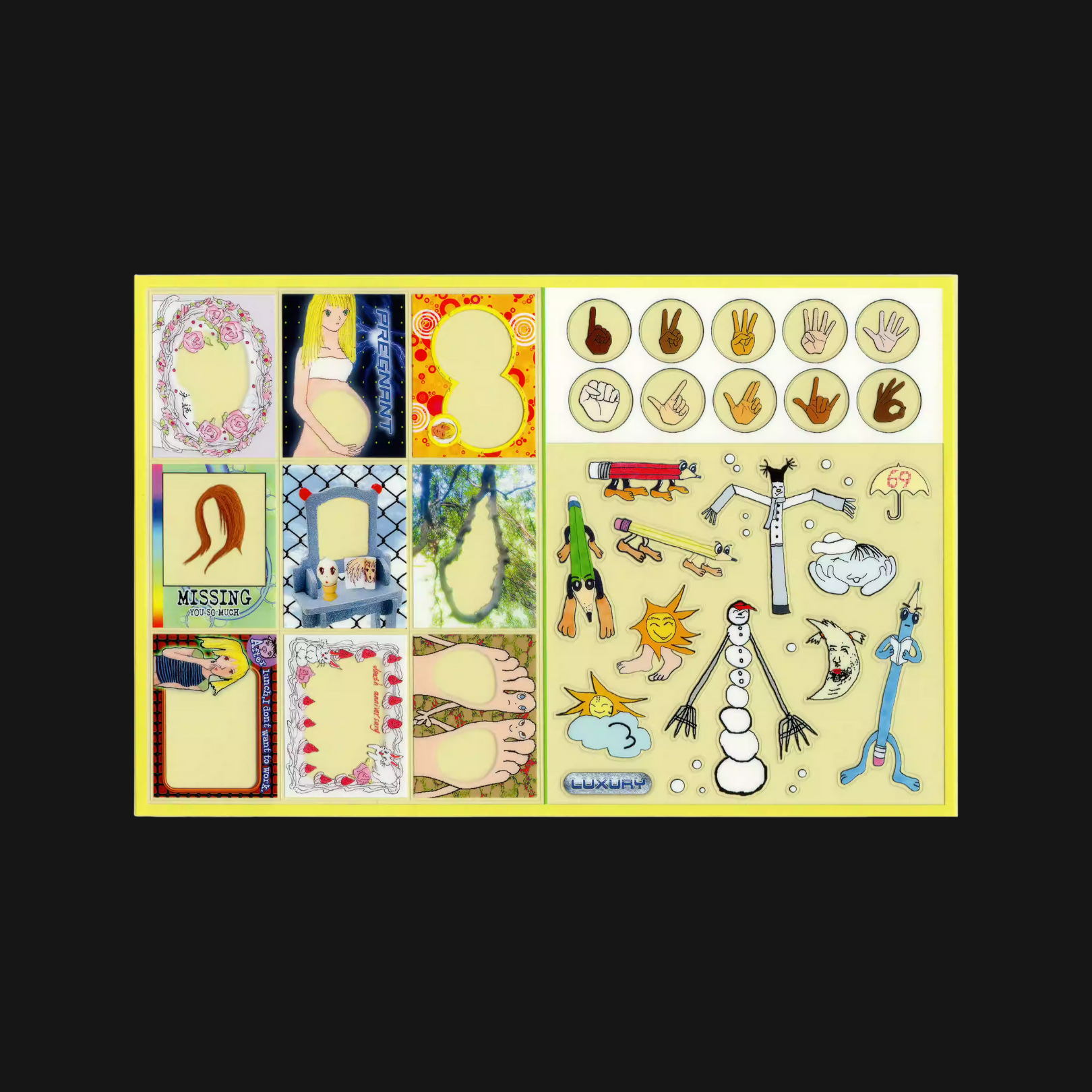 Niptong - Luxury Weather Sticker Sheet